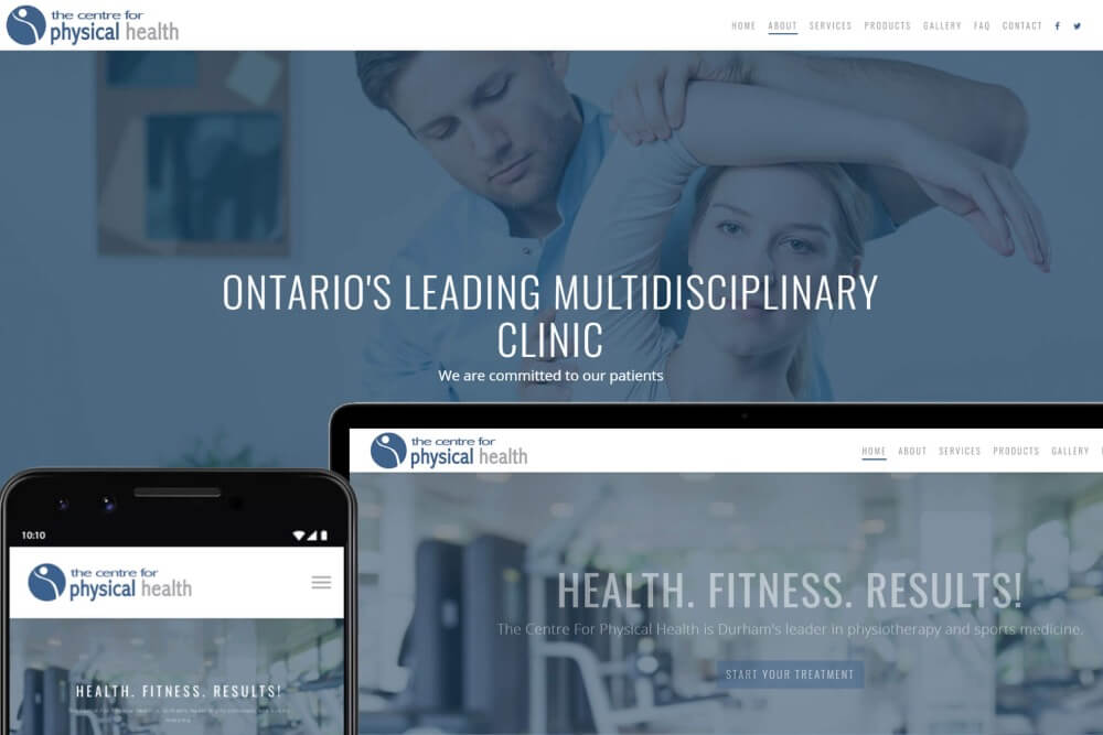 CP Health dNovo Webdesign