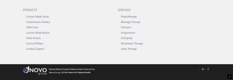 Center physical health