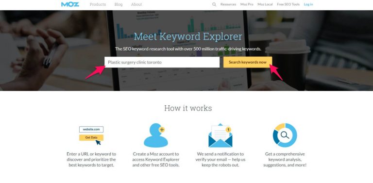 We recommend using a keyword research tool like Moz