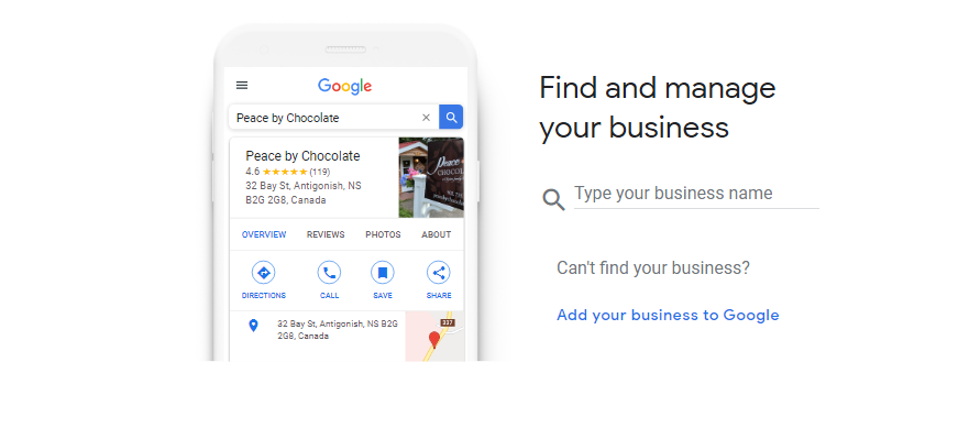 Find and manage your business