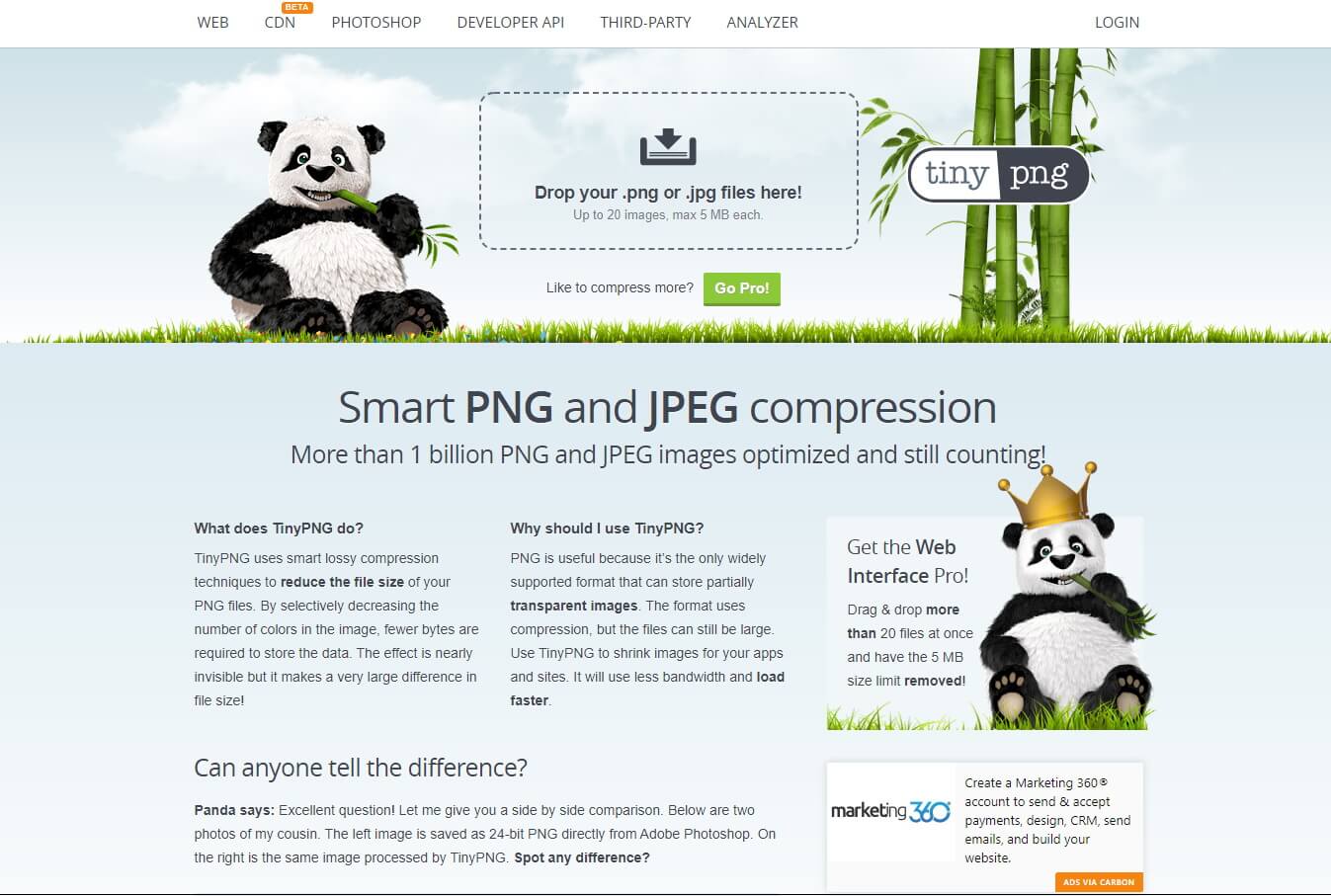 How compression images