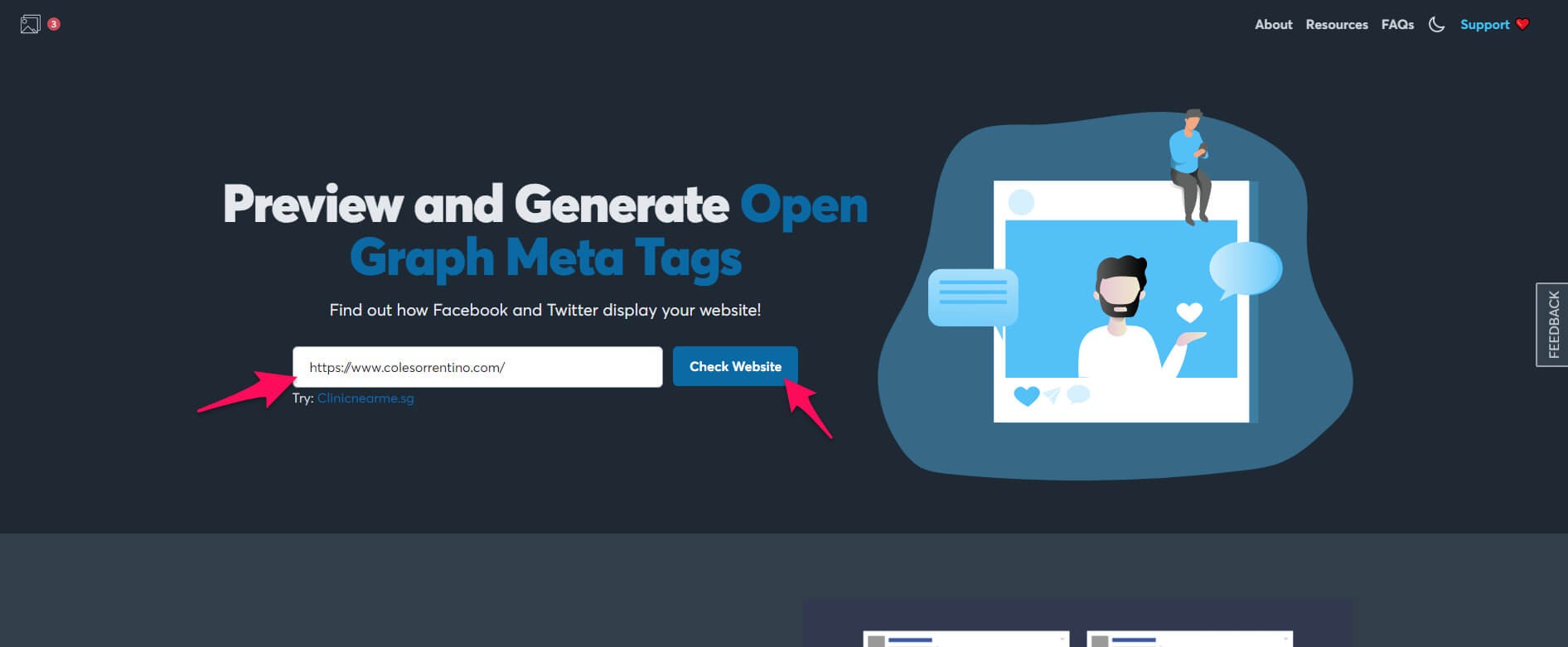 Open graph meta tags