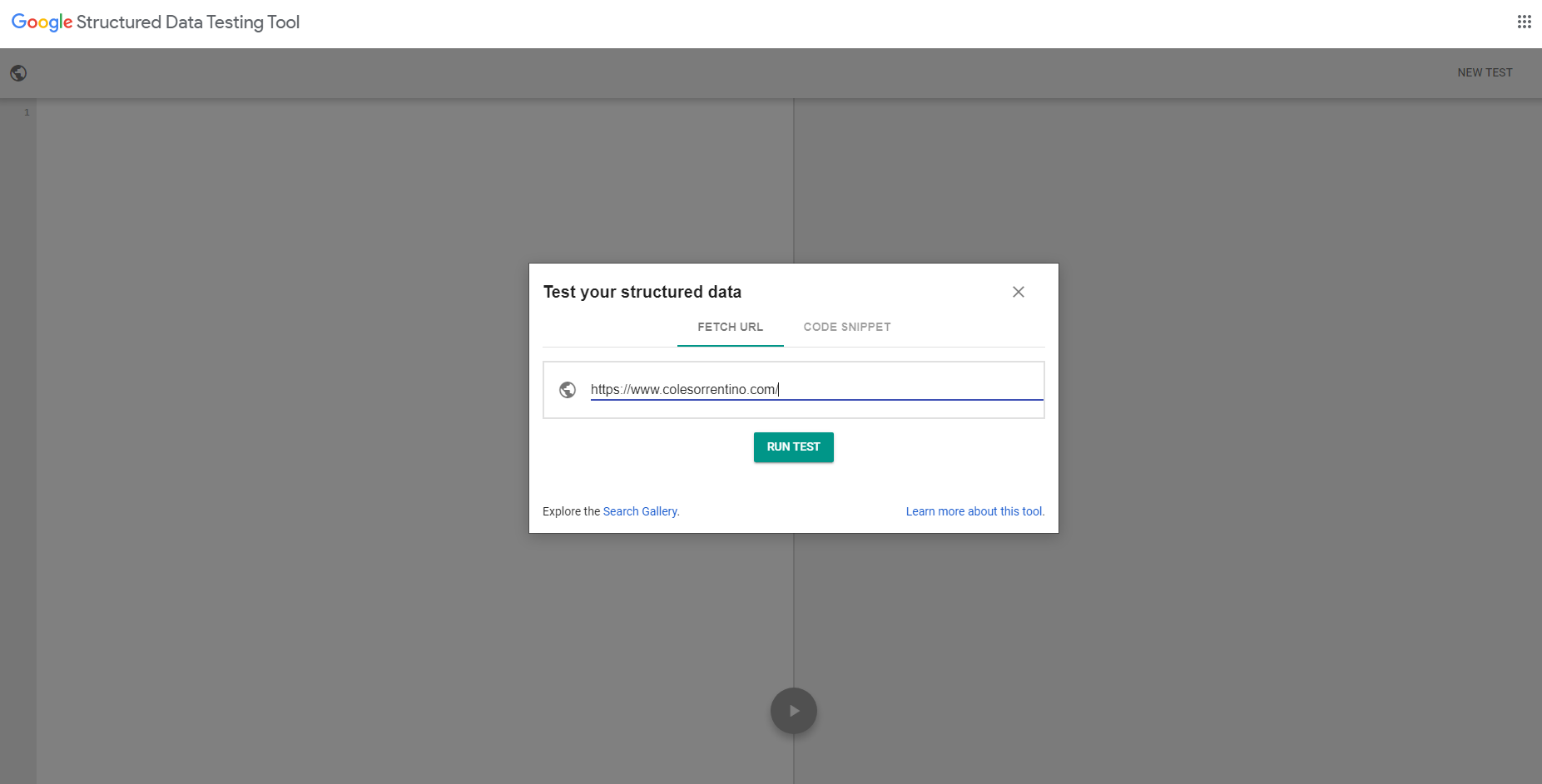 Structural Data Testing Tool