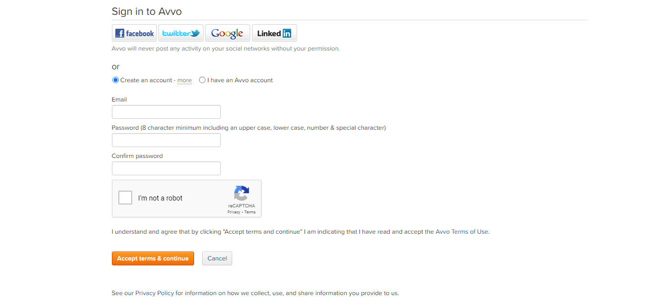 social network account