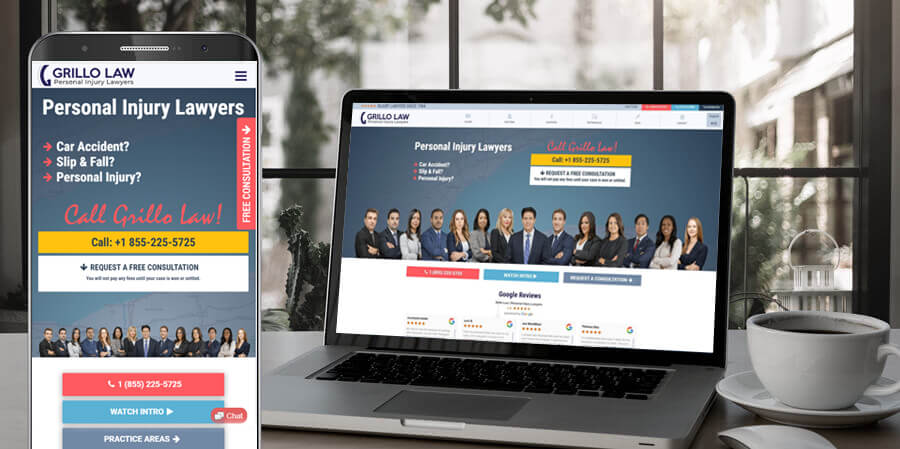 Grlllo Law website design