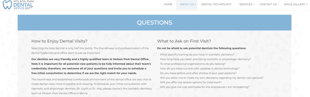 content for dental marketing strategy