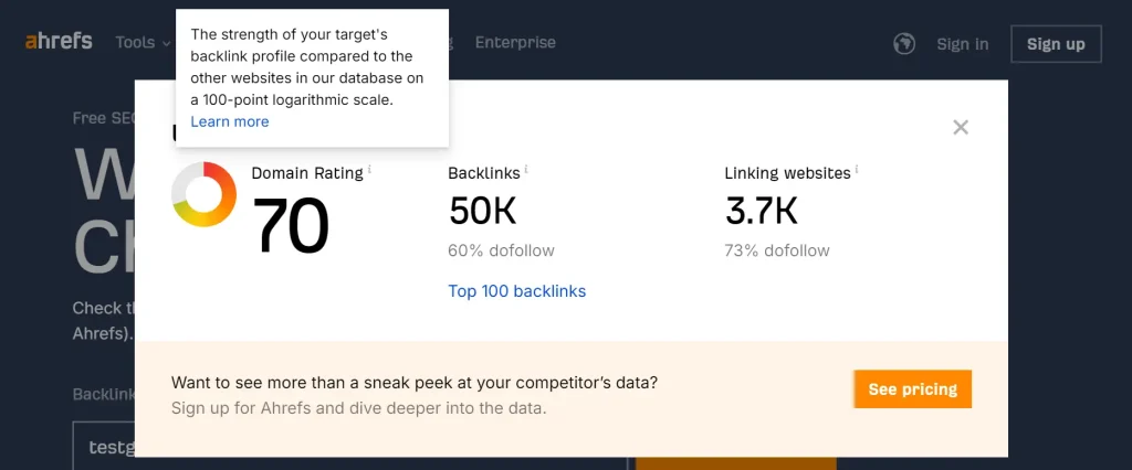 Ahrefs is one of many SEO tools to help you track the performance of your SEO strategy for criminal lawyers