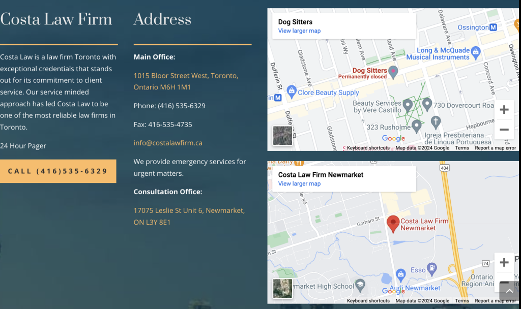 embed maps to help your potential and existing clients find your business