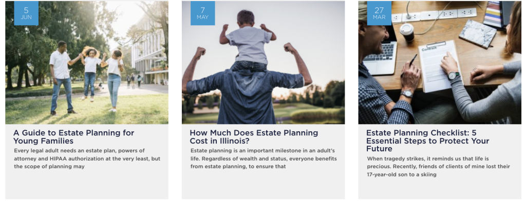 SEO for estate planning attorneys - check your rival's blog