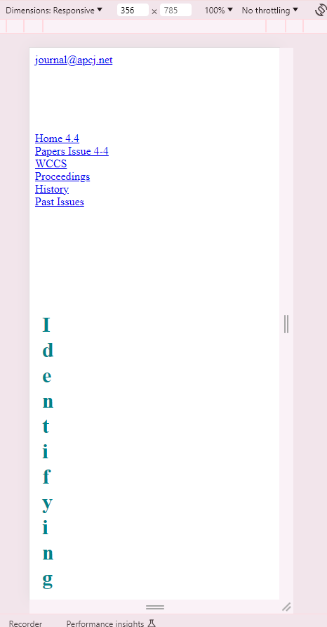 an example of mobile unfriendly chiropractic website