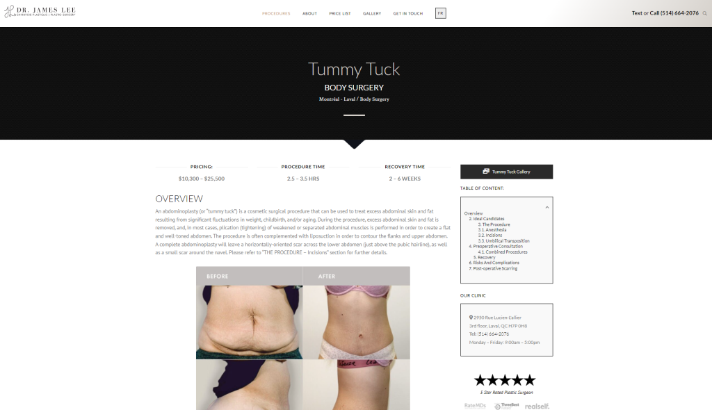 before and after photos and videos are an efficient plastic surgery marketing strategy