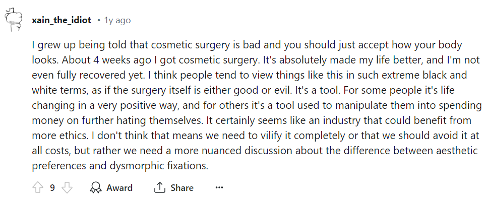 check reddit to understand plastic surgery patients better and add the insights from this research to your plastic surgery marketing campaigns
