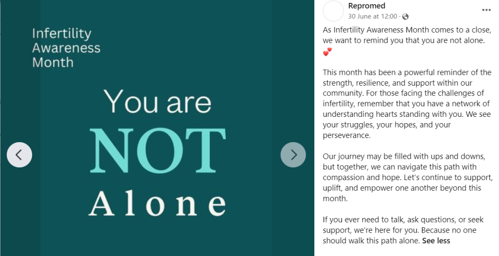 ivf fertility marketing - social media marketing