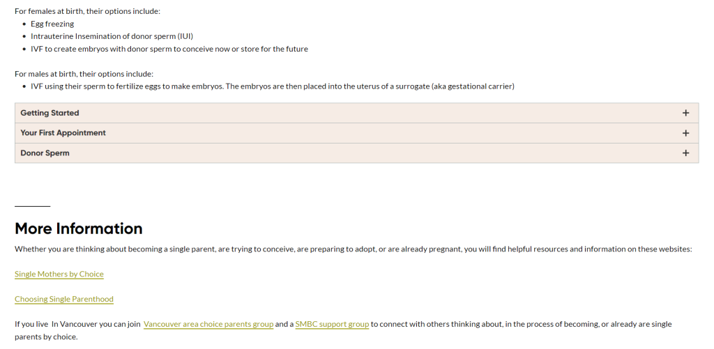 IVF Fertility Marketing Strategies - an example of good appointment booking practice