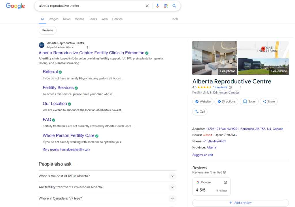 Local SEO for IVF marketing