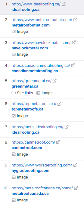 search results for metal roofing company