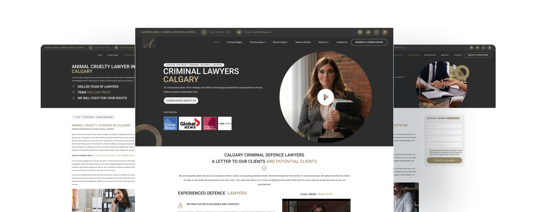 Alberta Legal - Jillian Williamson Criminal Lawyer - marketing, SEO & web design