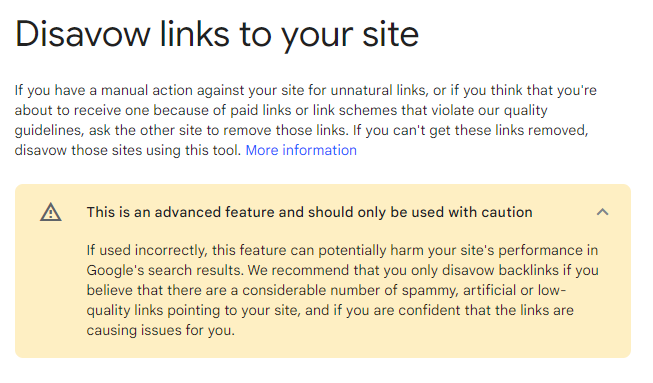disavowing links is a critical part of link building strategy
