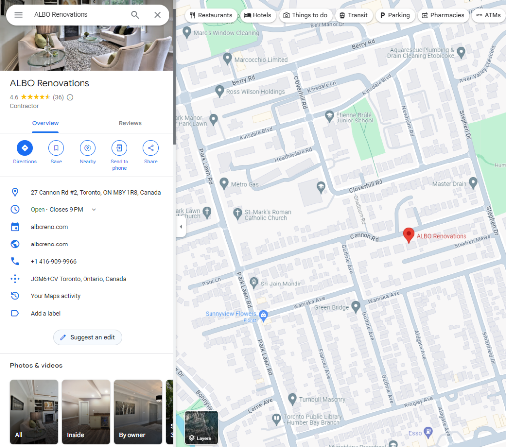 google business profile is a key element of local seo