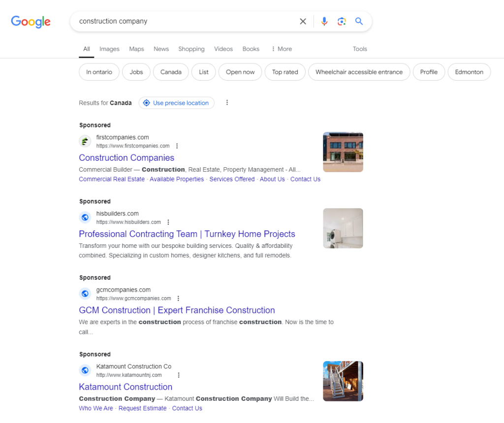 best construction marketing ideas: PPC