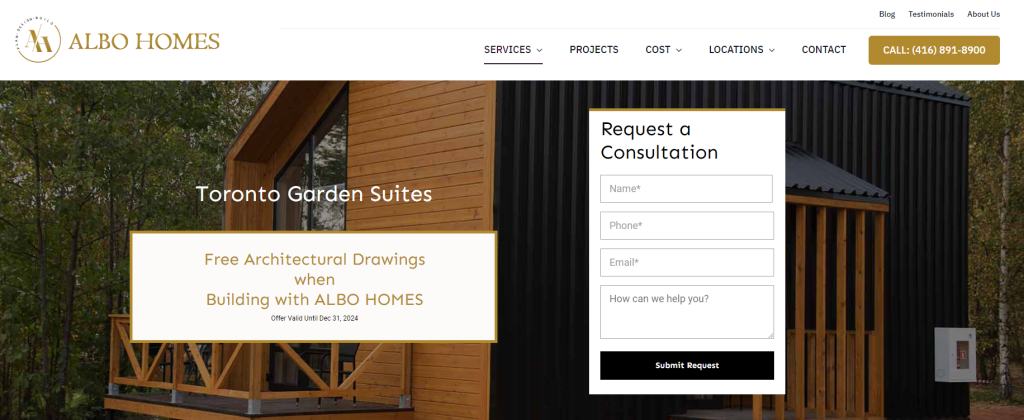 example of a focus keyword in contractor digital marketing