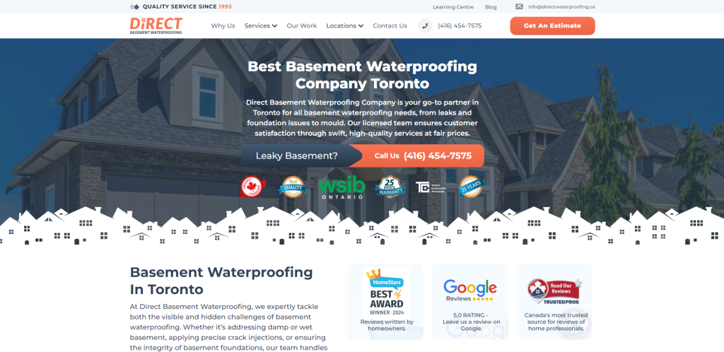 Plumbing website