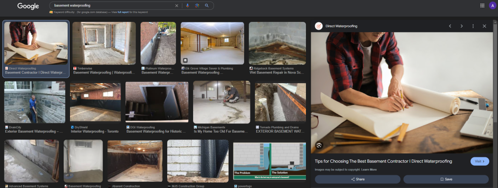 image alt text can help plumbing seo