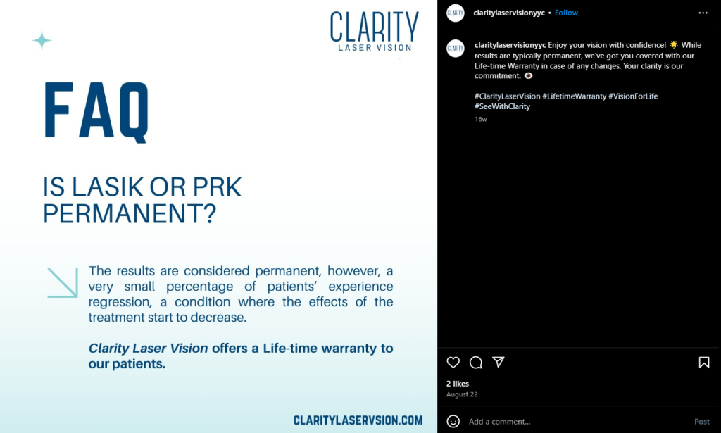 SMM for LASIK marketing