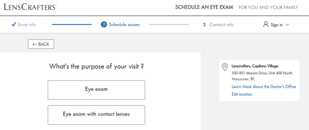 appointment booking widget
