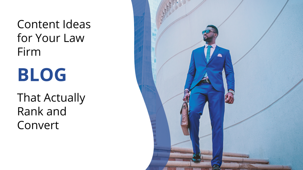 Content Ideas for your personal injury law firm blog