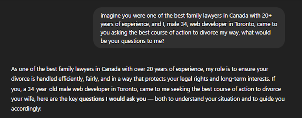 best course of action to divorce