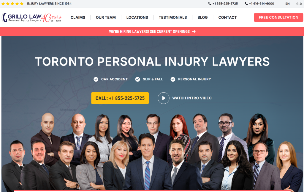 Grillo Law website