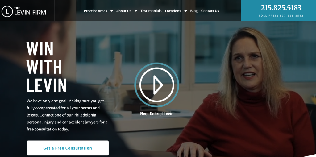 The Levin Firm - website